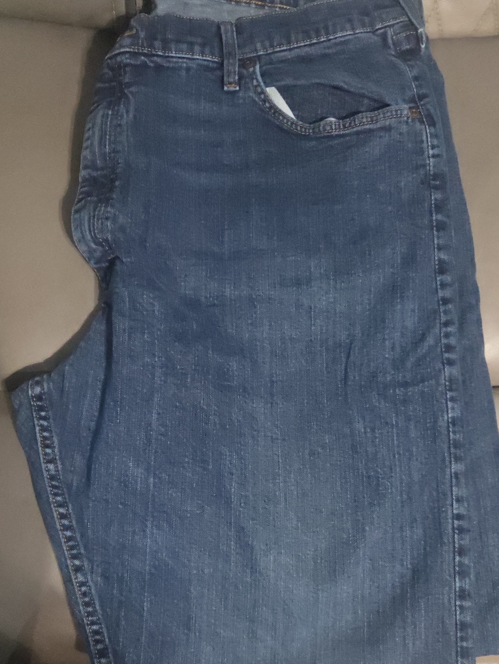 Wrangler Men’s Dark Blue Relaxed Fit Jeans
